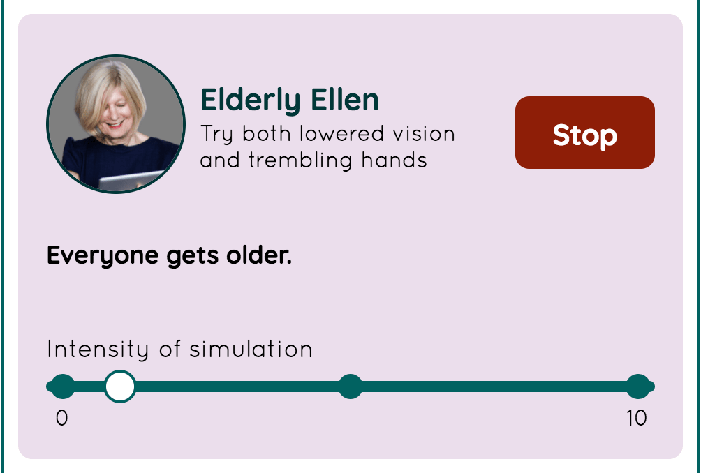 Elderly Ellen の画面